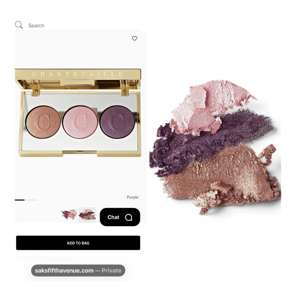 Chantecaille Dusk Eye Trio Flamingo Collection Eyeshadow Palette. Limited! - Picture 2 of 12